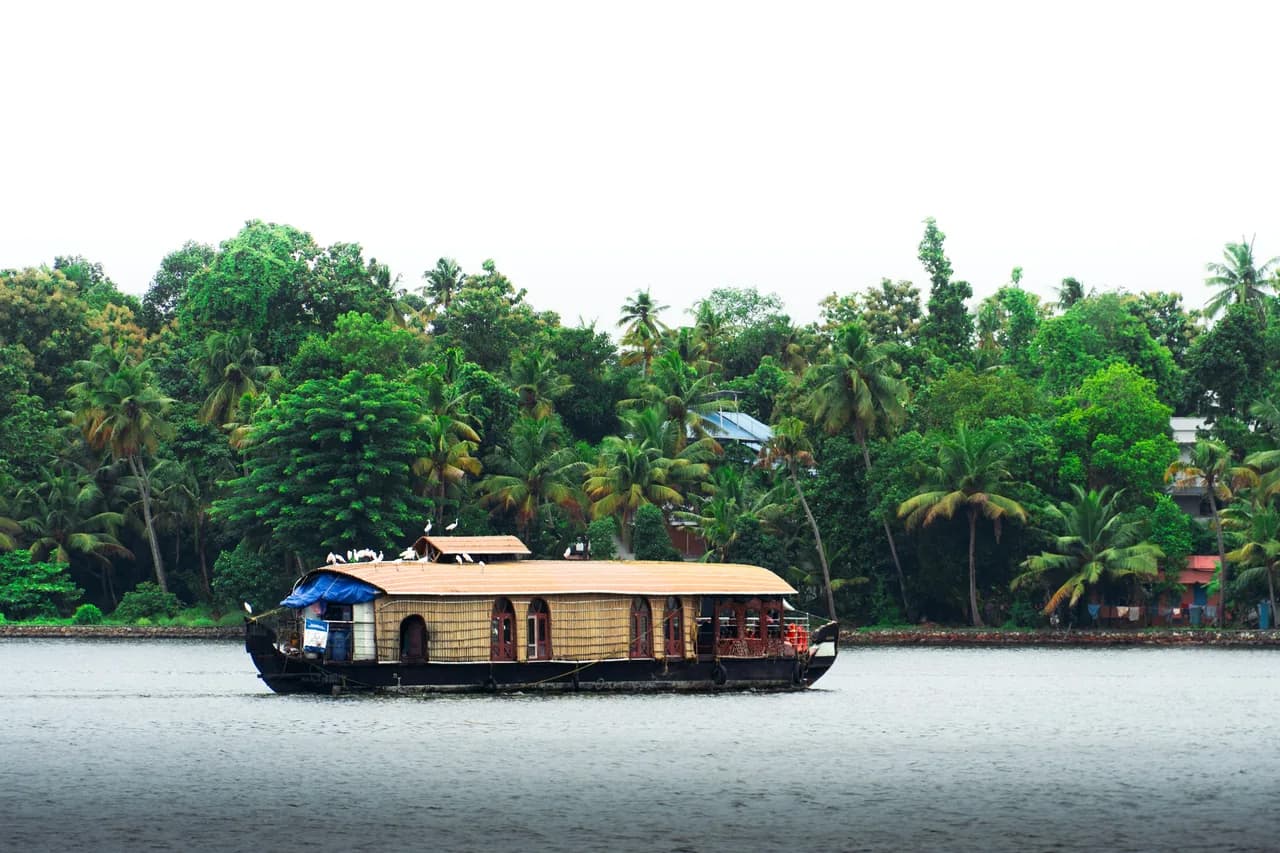 Houseboat on the Kerala backwaters